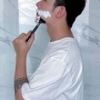 Набор для бритья Mijia Lemon Razor H600-6, пена, 4 кассеты, подставка, black