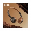 Наушники беспроводные HOCO W62 Verso retro BT headphones коричневые