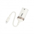 Переходник HOCO UA41A Lightning – RJ45 сетевой адаптер 10/100 Мбит/с, кабель 15 см 