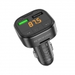 FM-трансмиттер с зарядкой Borofone BC43 Flash QC3.0 черный