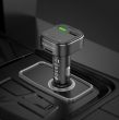FM-трансмиттер с зарядкой Borofone BC43 Flash QC3.0 черный