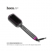 Расческа выпрямитель электрическая для укладки волос Hoco HP44 rose red