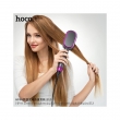 Расческа выпрямитель электрическая для укладки волос Hoco HP44 rose red