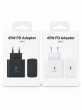 Сетевое зарядное устройство FaizFull C45 USB-C 45 Вт Power Delivery, черное