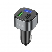 FM модулятор Hoco E67 Bluetooth + зарядное устройство QC3.0/18W