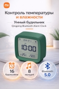 Умный будильник с термометром и гигрометром Qingping Bluetooth Alarm Clock зеленый