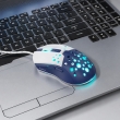Hoco GM51 Sky проводная игровая мышь USB-A с RGB-подсветкой черно-желтая