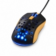 Hoco GM51 Sky проводная игровая мышь USB-A с RGB-подсветкой черно-желтая