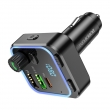 FM-трансмиттер с зарядкой Borofone BC53 Highway PD20W+QC3.0 черный