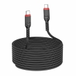Кабель HOCO X59 Victory 60W Charging Data Cable Type-C на Type-C 3м, черный