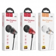 Hoco M59 Magnificent universal earphones with mic red