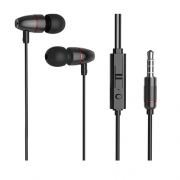 Hoco M59 Magnificent universal earphones with mic black