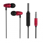 Hoco M59 Magnificent universal earphones with mic red