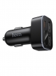 Автомобильное зарядное устройство HOCO Z63A Barry 42W, USB-C + 2 USB, быстрая зарядка, черное