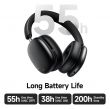 Беспроводные наушники Hoco W63 Triunfo ANC BT headphones (App) серебряные