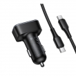 Автомобильное зарядное устройство HOCO Z63A Barry 42W (1C2A) черное