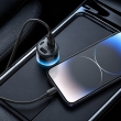 Автомобильное зарядное устройство 24W HOCO Z69 Vivido, 2 USB-C + 2 USB-A, RGB-подсветка