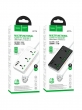 Сетевой фильтр Hoco AC7A Storm 3USB+3BIT+USB-C, 2500W, DC 17W, 5 метров черный