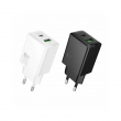 Сетевое зарядное устройство HOCO N71 Nuevo PD30W, QC3.0 белое