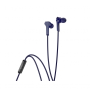 Проводные наушники с микрофоном Hoco M72 Admire universal синие