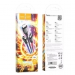 Кабель HOCO X76 3-in-1 Super charging (iP+Type-C+Micro) black/red/blue