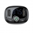 Автомобильная зарядка Baseus T typed Bluetooth MP3 charger