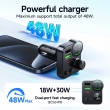 FM трансмиттер HOCO E86 Algeria 48W FM Transmitter черный