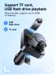 FM трансмиттер HOCO E86 Algeria 48W FM Transmitter черный
