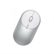 Мышь компьютерная Xiaomi Mi Portable Mouse, беспроводная, эргономичная, серебро (BXSBMW02)