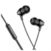 Hoco M94 universal earphones with microphone black