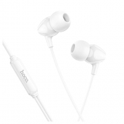 Hoco M94 universal earphones with microphone white