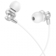 Hoco M98 Delighted metal universal earphones with microphone Silver sand