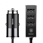 Автомобильное зарядное устройство Baseus Multiple Expander Car Charger 4 USB 5.5A black