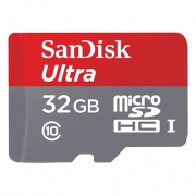 Карта памяти SanDisk Ultra microSDHC Class 10 UHS-I 80MB/s 32GB