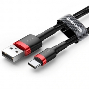 Кабель Baseus Cafule USB Tupe-C red+black 0.5m