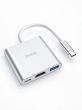 USB-концентратор Hoco HB14 Easy Use 3 в 1, Type-C, HDMI, USB 3.0, PD 67 Вт