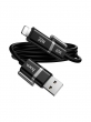 Кабель для зарядки 4 в 1 Hoco U155 Benefit, USB-A и Type-C, Lightning и Type-C