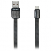 Кабель передачи данных Remax Type-C - USB RC-044a Platinum cable black