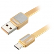 Кабель передачи данных Remax Type-C - USB RC-044a Platinum cable gold