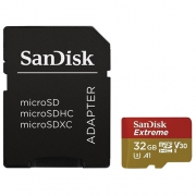 Карта памяти SanDisk Extreme microSDHC Class 10 UHS Class 3 V30 A1 100MB/s 32GB